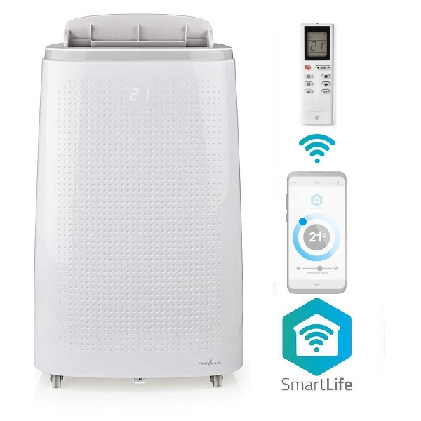Mobilní klimatizace Nedis SmartLife WIFIACMB1WT16 Wi-Fi