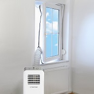 Těsnění oken pro mobilní klimatizace, 4 metry, zip